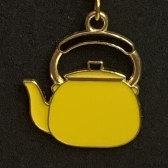 Teapot Earrings, Tea Kettle Earrings, Tea Earring, Tea Jewelry, Gift Idea, Drink - Picture 3 of 7